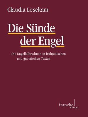 cover image of Die Sünde der Engel